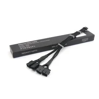 4090 Cavo di prolunga per scheda grafica 12 + 4P Maschio a Pcie8p * 4 Femmina Pcie 5.0 16AWG Adattatore per cavo di rete intrecciato in nylon ad alta velocità