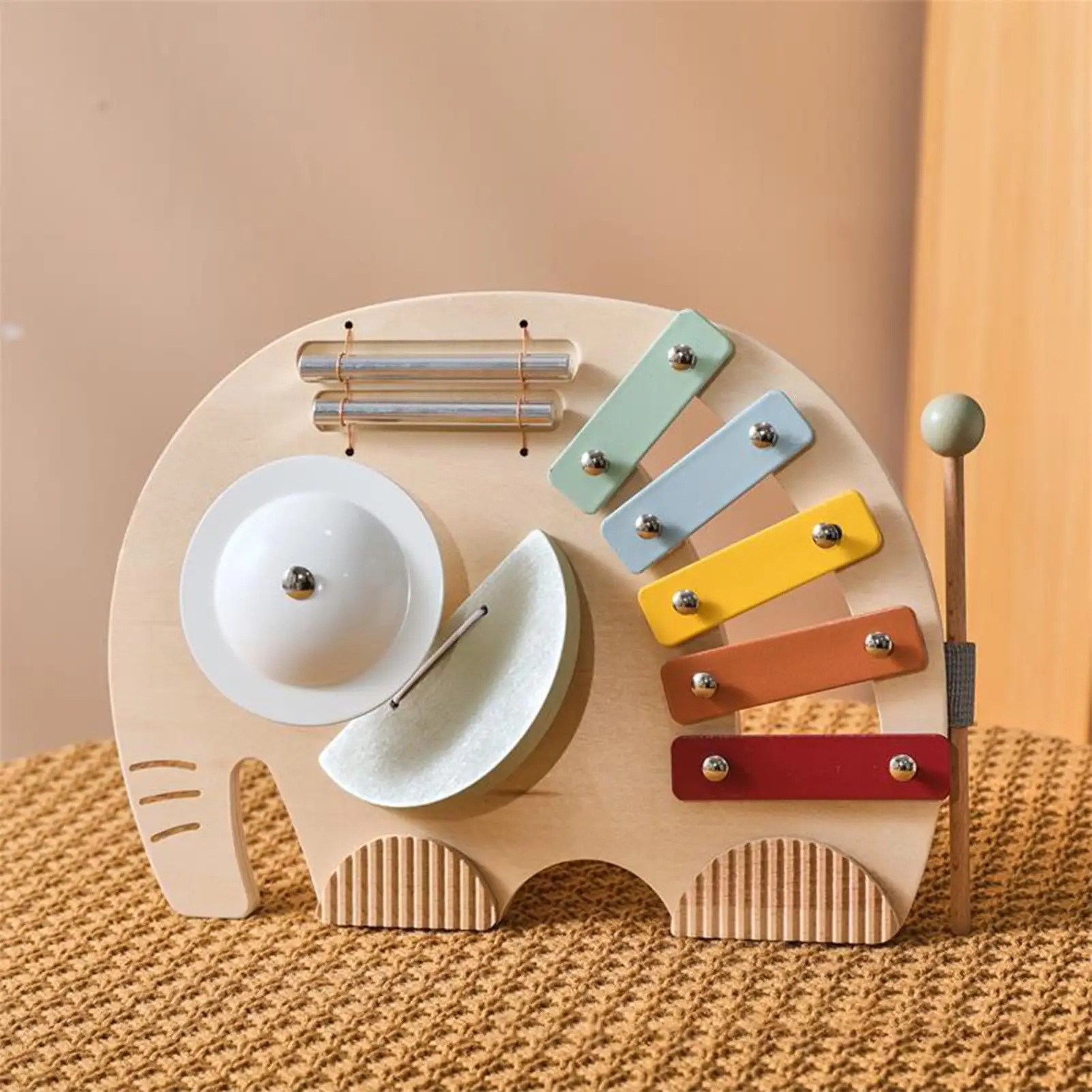 아기 뮤지컬 코끼리 장난감 세트 교육 실로폰 차임 발달 타악기 어린이를위한 생일 파티 호의