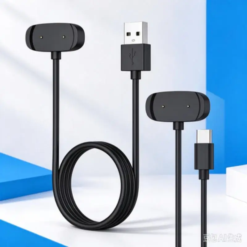 USB Type C Magnetic Charging Cable for Amazfit GTR 2 GTR 2e GTR Mini GTS 2e GTS 4 GTS 2 Mini T-Rex Pro Pop Pro Bip U Pro Bip 5 B