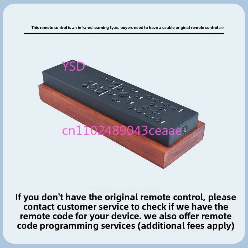 

Aluminum Alloy Infrared Signal Learning Remote Control CD Audio Front-Stage Power Intelligent Remote Control