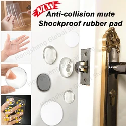 Soft Silicone Anti-collision cushion Self Adhesive Door Stopper Prevent Noisy Buffer Cushion Door Handle Bumper Wall protection