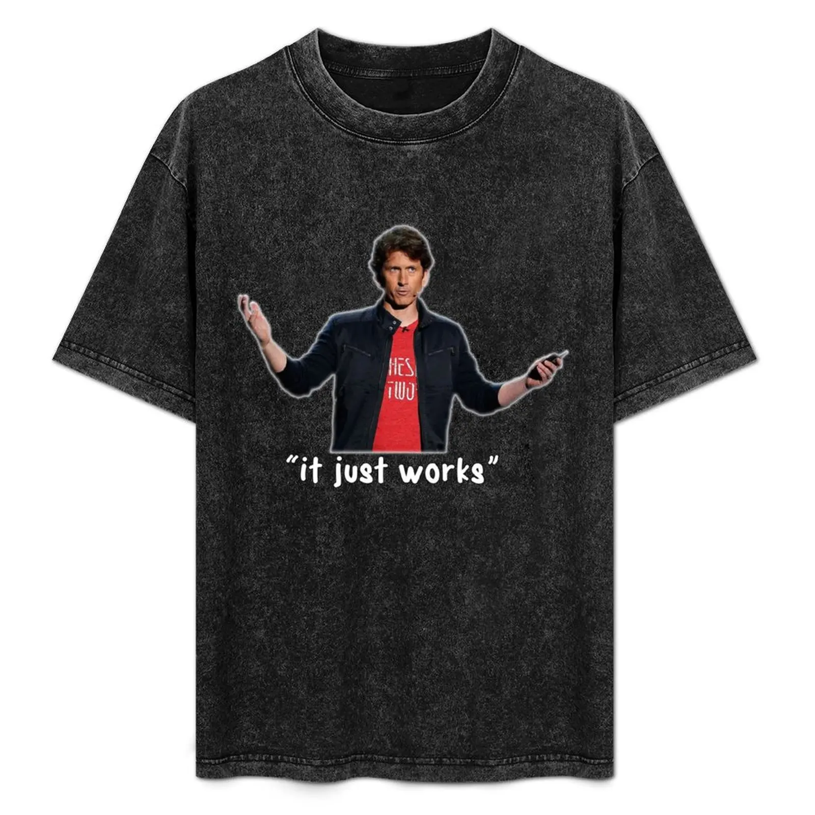 

Todd Howard it just works T-Shirt tops summer 2025 Personalized t-shirt black t-shirts for men