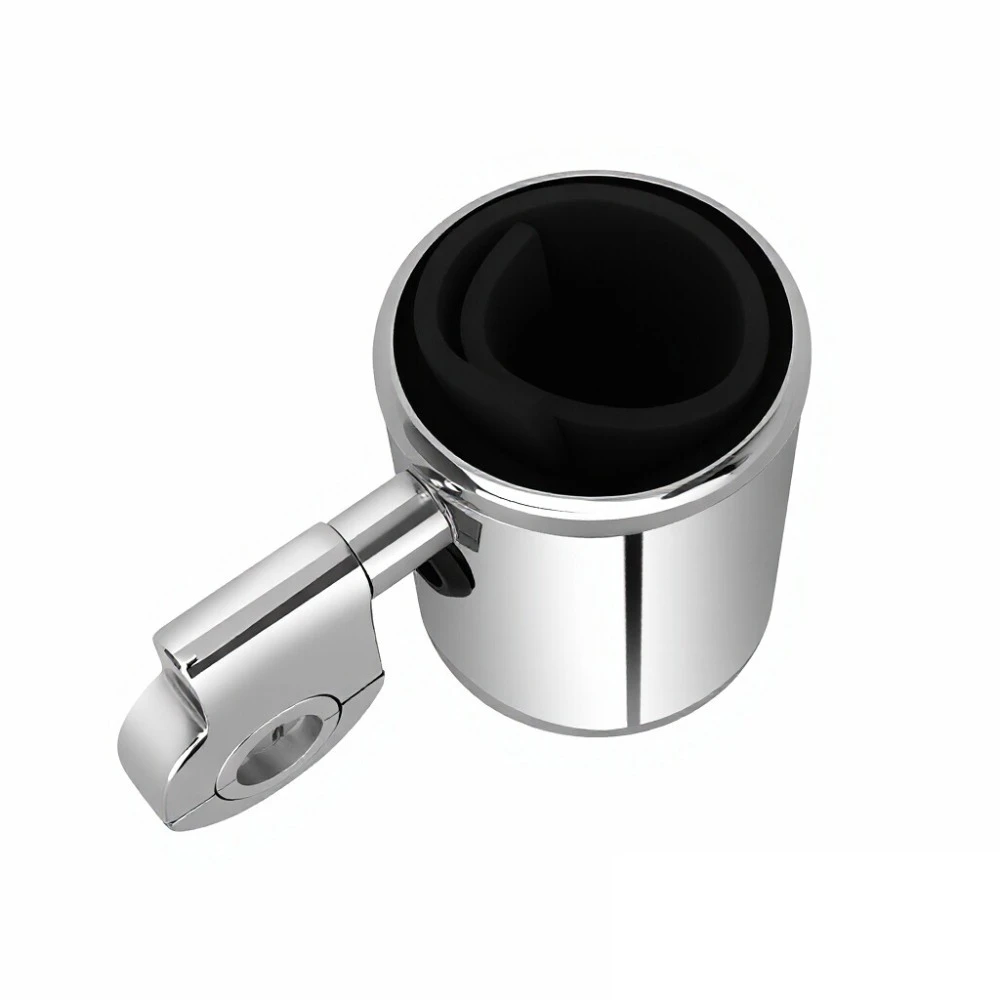 Motorcycle Adjustable Cup Holder Handlebar Drink Bottle 22mm-32mm For Universal for Harley Touring Road Glide Softail Sportster view 6