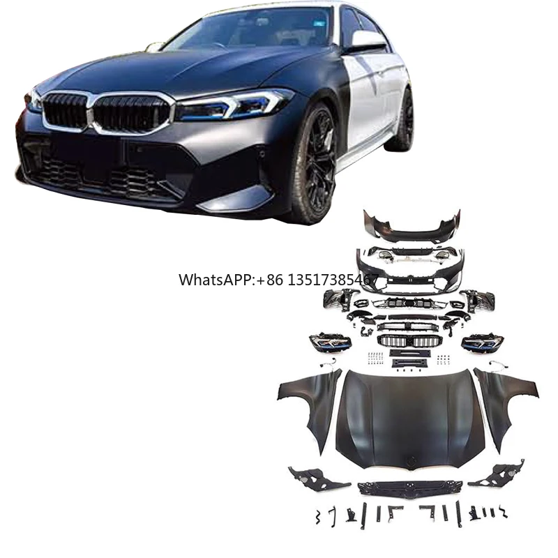 

High Quality for BMW 2013-19 3 Series F30 Upgrade Retrofit 2023 G20 LCI MT Body Kit Car Bumper Engine Cover