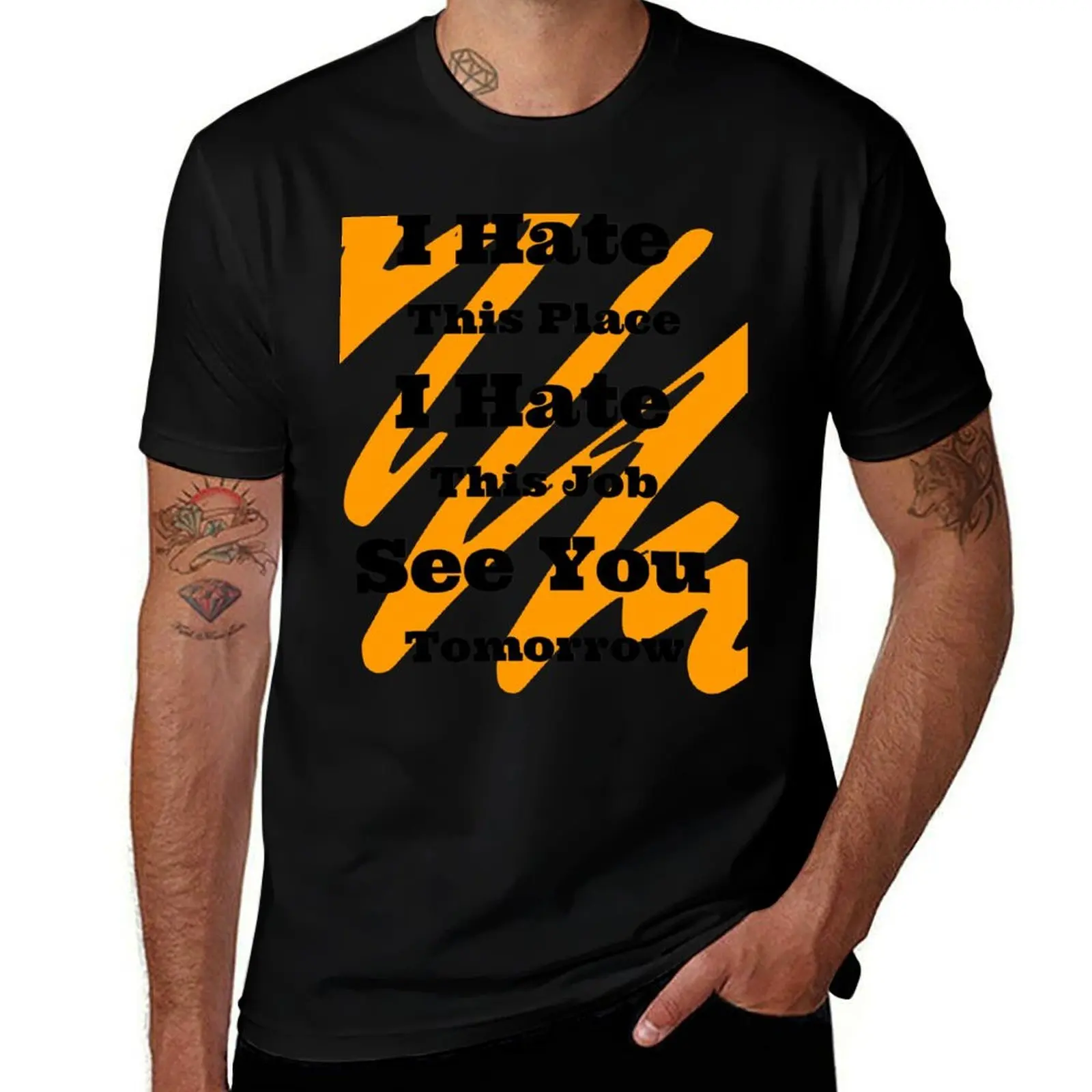 

Amazon Employee T-Shirt No Iron Casual Short Sleeve Top