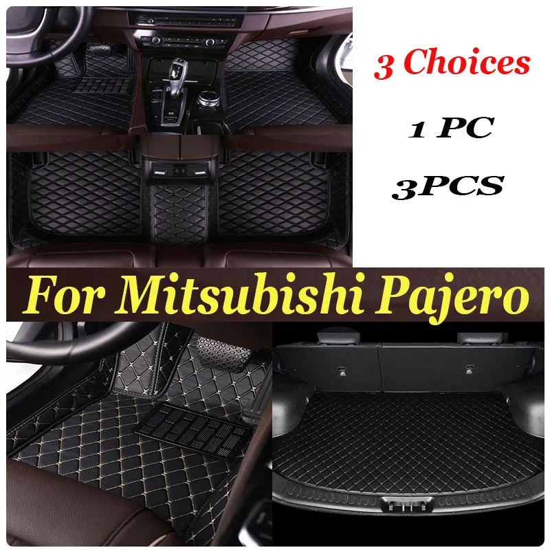 

Car Floor Mats For Mitsubishi Pajero Sport 2015 2014 2013 2012 2011 (5 seats) Interior Styling Auto Carpets Waterproof Rug Part