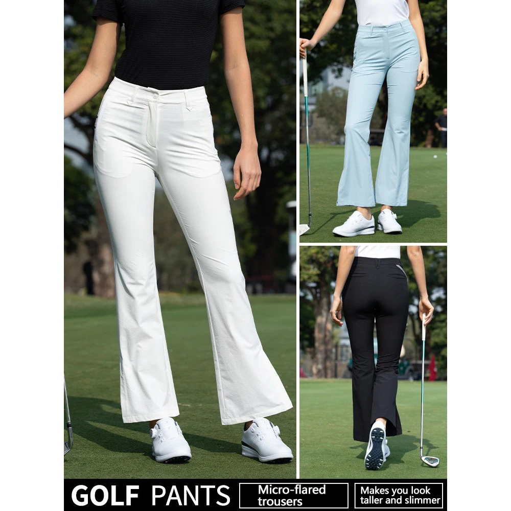 PGM Damen-Golfhose mit Reißverschlusstaschen, Frühling-Sommer-Schlaghose, schmale Passform, leichte Jogginghose für Sport, Wandern, Reisen – Detail 2