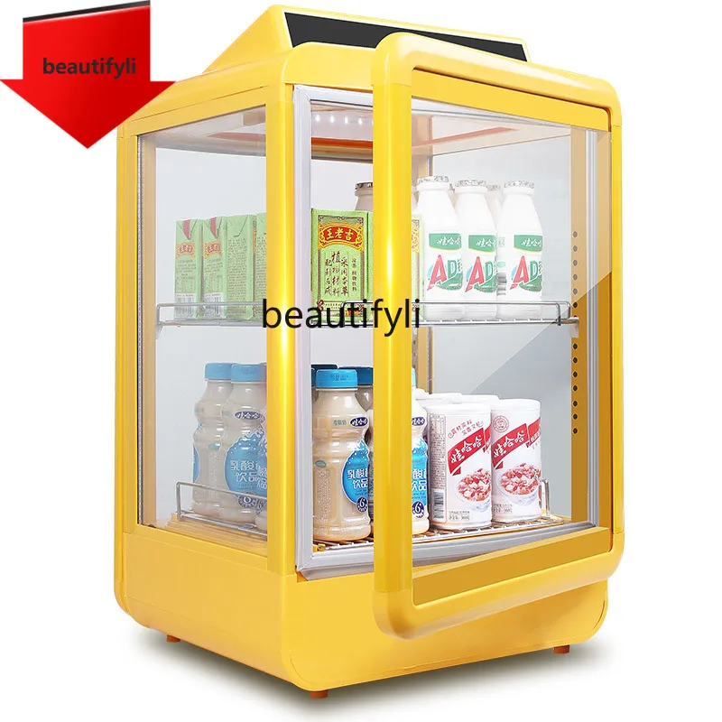 

A61 Beverage Heating Display Cabinet Commercial Hot Drink Cabinet Convenience Store Breakfast Heating Small Incubator
