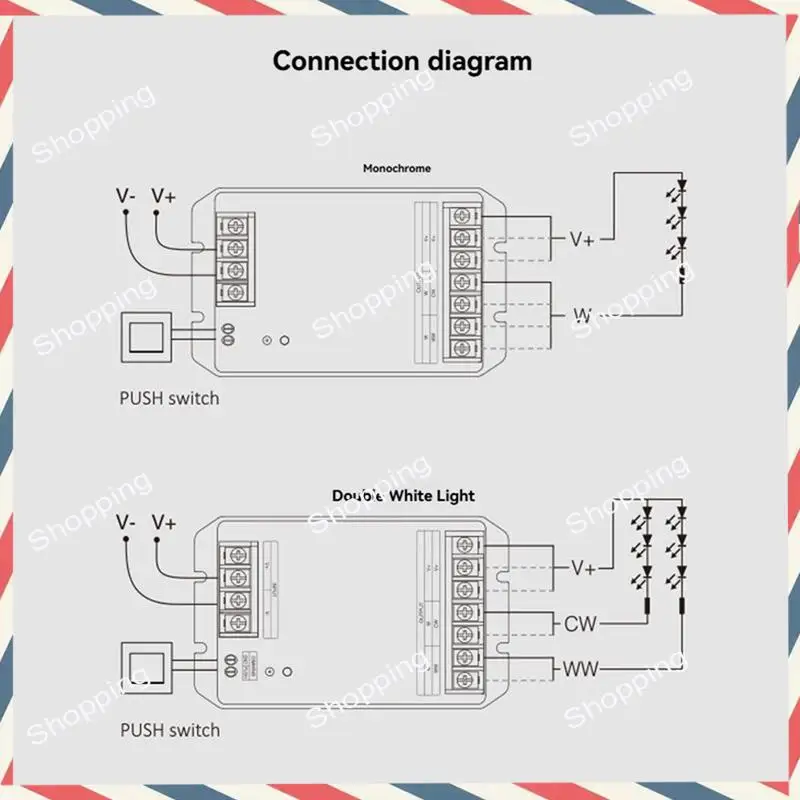 M20K LED Controller 2IN1 2.4Gwifi + RF Controller Grote Stroom Max 30A Voor Enkele Kleur/Dual Wit/RGB/RGBW/RGB/CCT Led Strip