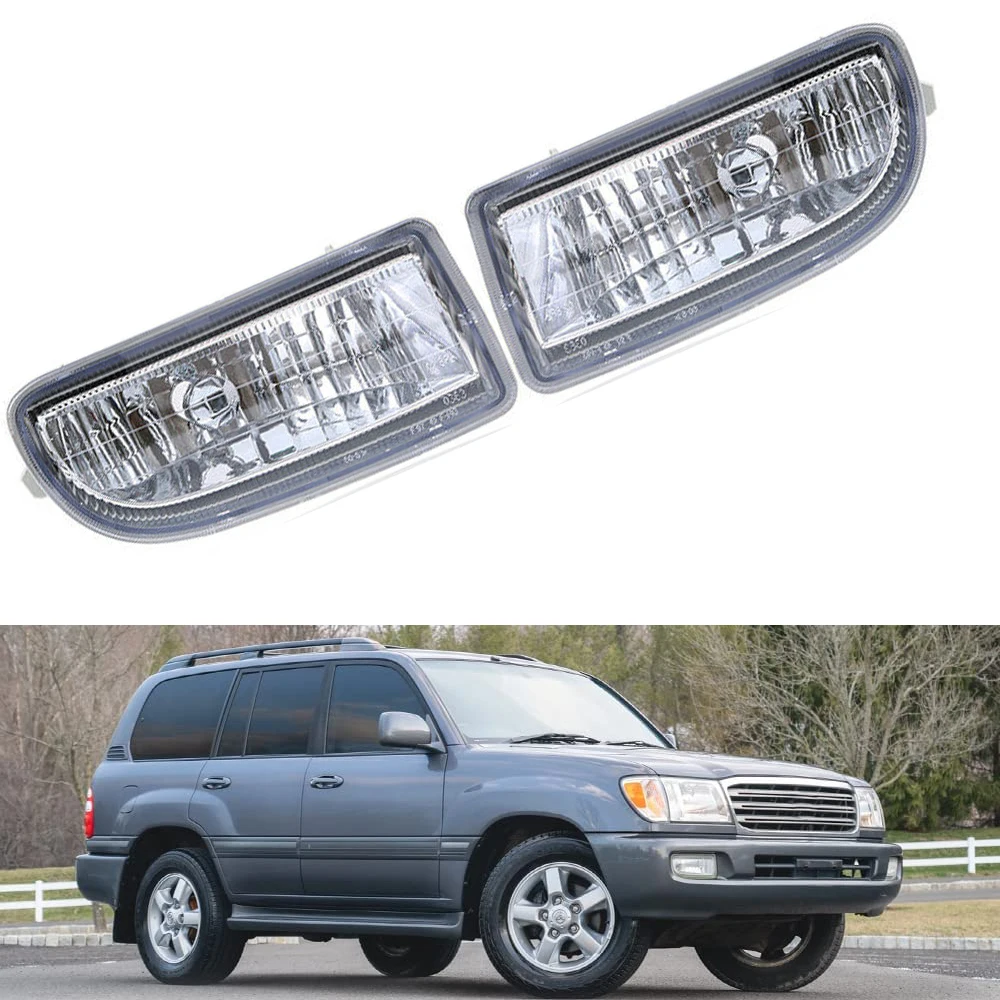 

2pcs Car Fog Lights For Toyota Land Cruiser 1998 1999 2000 2001 2002 2003 2004 2005 Fog Lamp Auto Parts 81220-60042 81210-60122