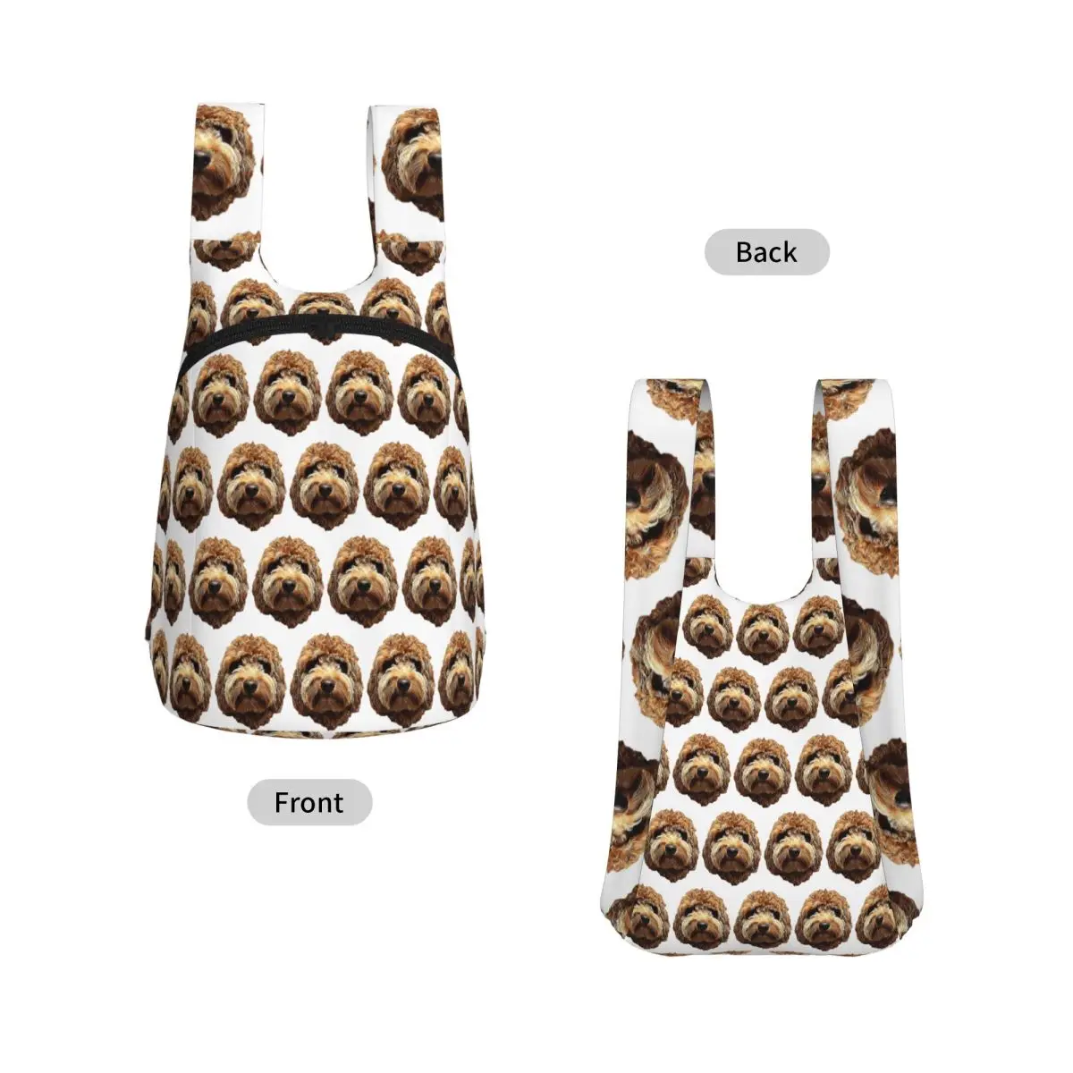 Labradoodle Golden Doodle Cockapoo Backpack Student Storage BookBag Kids School Bag Laptop Shoulder Bags for Boys Girls