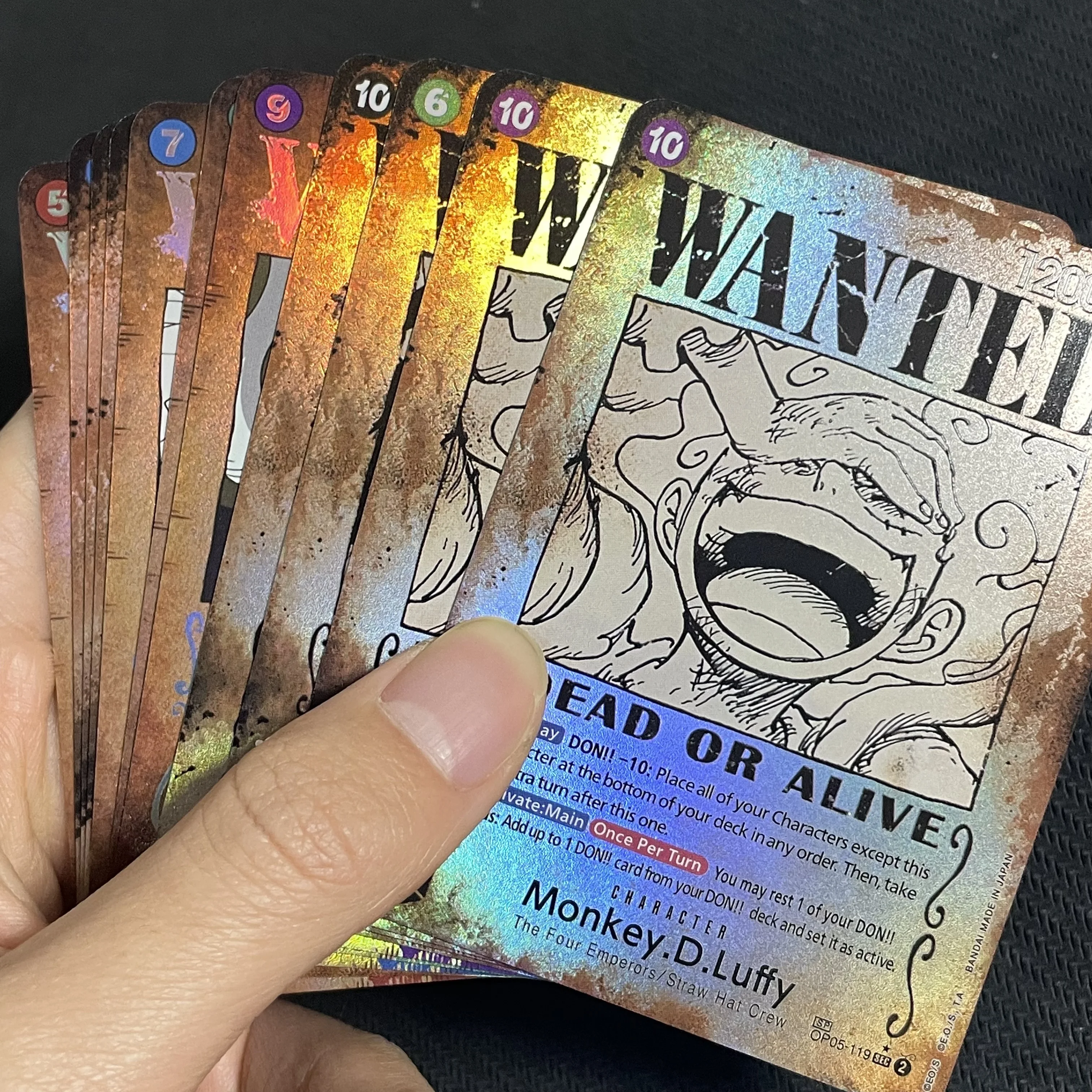 PROYX Wanted Poster Card Complete Set ONE PIECE Card Emperors In