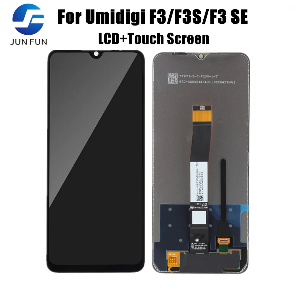 

For UMIDIGI F3 F3S SE LCD Display Touch Screen Replacement + Glue