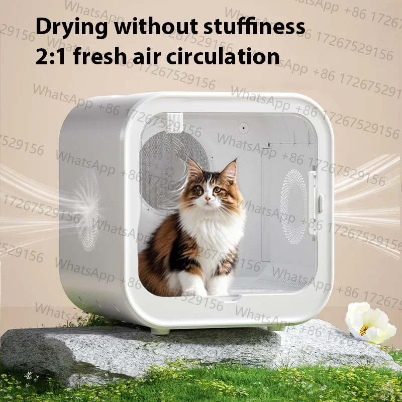 Applicable toPet Dryer Box Fast Drying, Ultra Quiet Low Noise Blower, Portable Large Capacity Cat Dog Grooming Hair Dryer for Ho