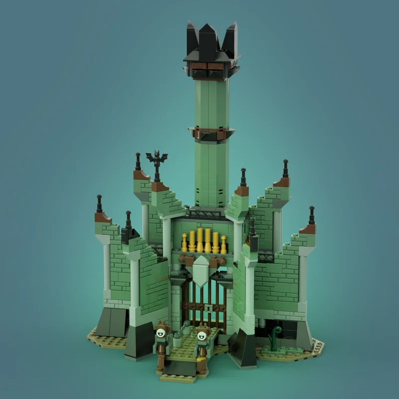 Modello di film popolare Moc Mattoni da costruzione Modello di casa stregata Blocchi tecnologici Scena famosa Natale Giocattolo fai da te Regalo di costruzione