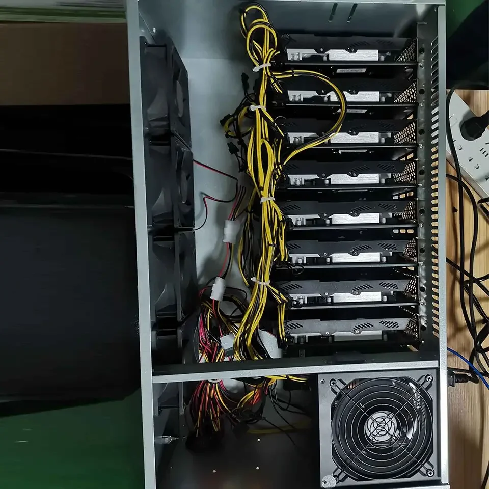 2000W 180-260V ATX Mining Bitcoin Power Supply 95% High Efficiency for ETC RVN S9 S7 L3  8GPU cards support Max