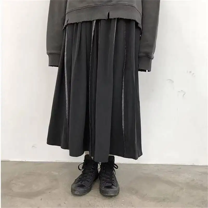 Ladies' Skirt Classic Dark Summer New Pleated Style Design Fashion Trend Casual Loose Large Size Skirt