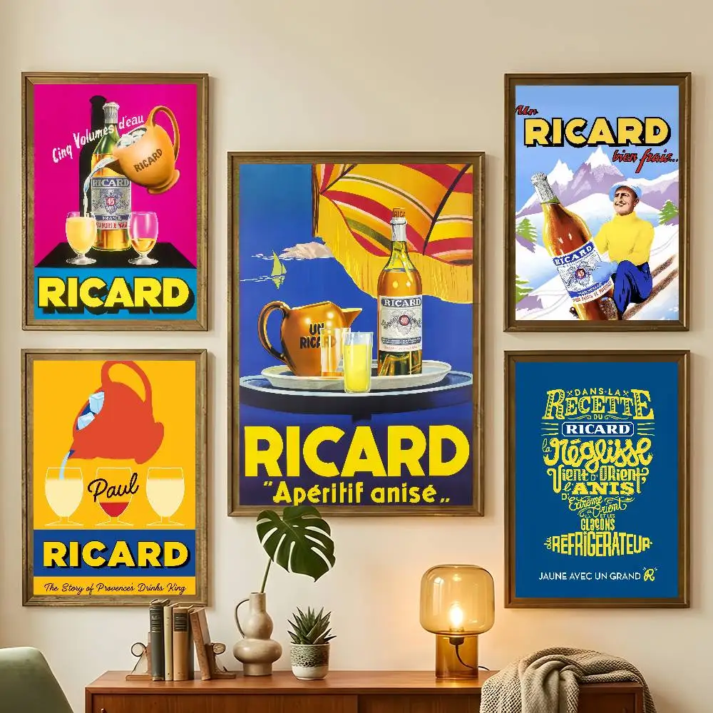 Fashion R-RicardS-ES Luxury Poster For Bedroom Gamer Room Decor Restaurant Wall Trendy Aesthetic Gift