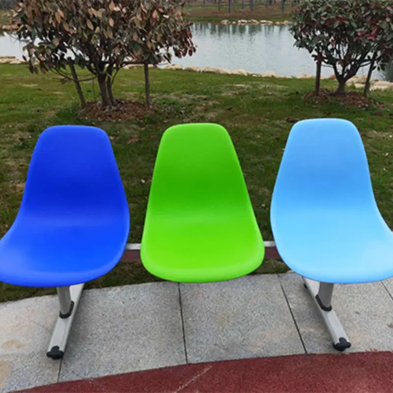 Row chairs hospital driving school chairs, squares, three-person station