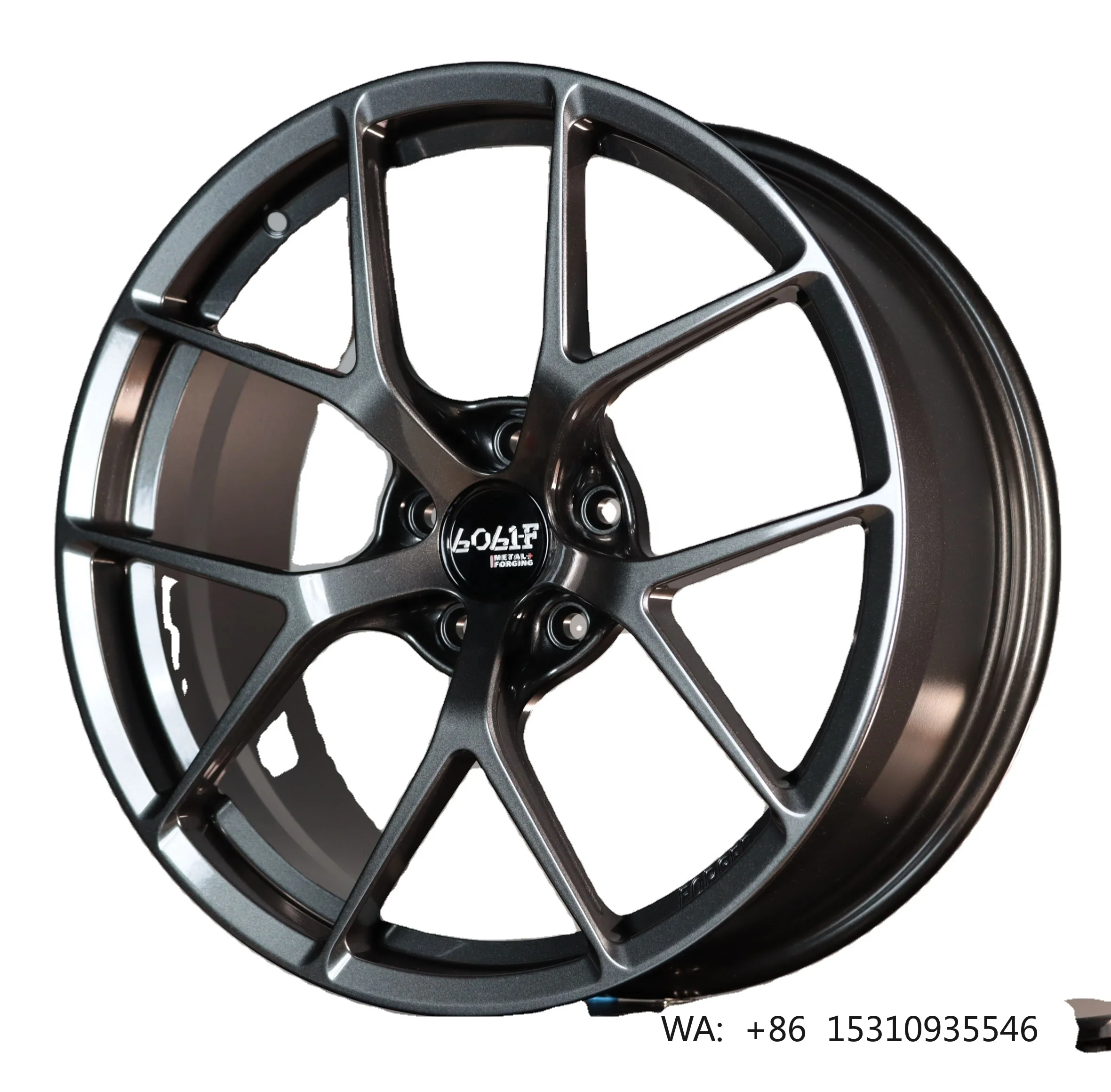 Brushed Finish Ultra Lightweight Forged Alloy Sport Wheel Rims High Strength Passenger Car Aftermarket Upgrade Wheels