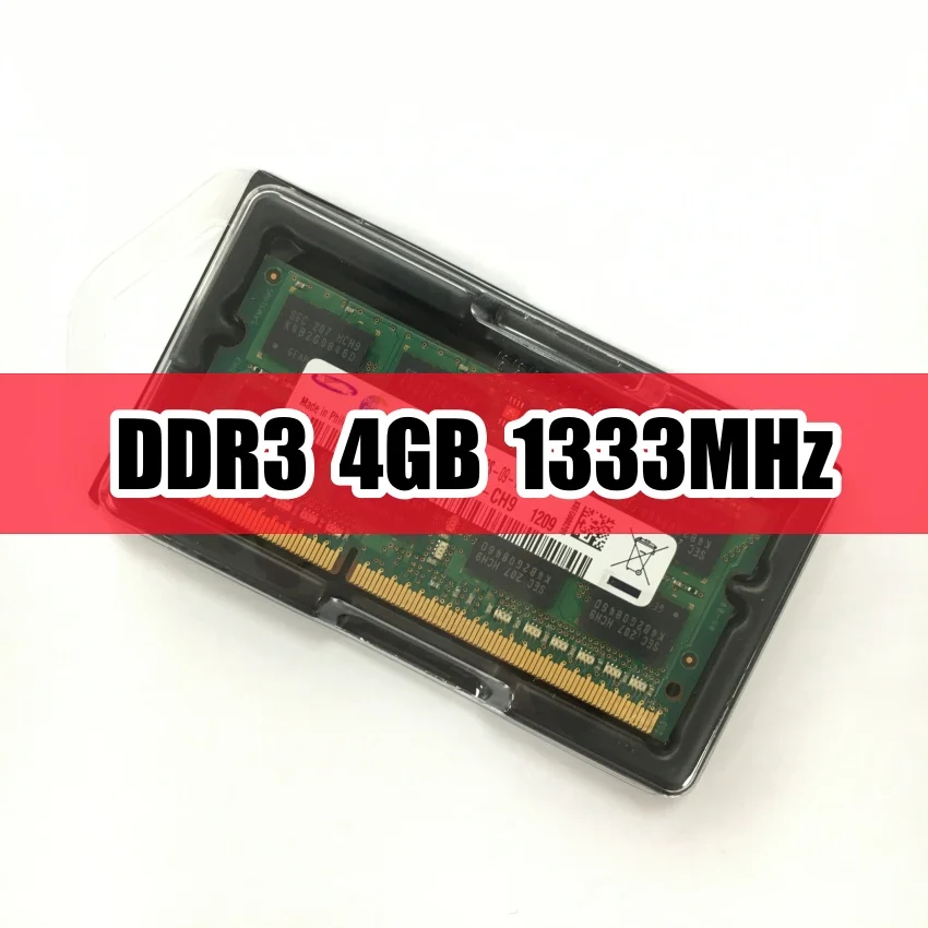 SEC Chipset 4GB 2Rx8 PC3 10600S DDR3 4G 1333Mhz Laptop Memory Notebook Module SODIMM RAM