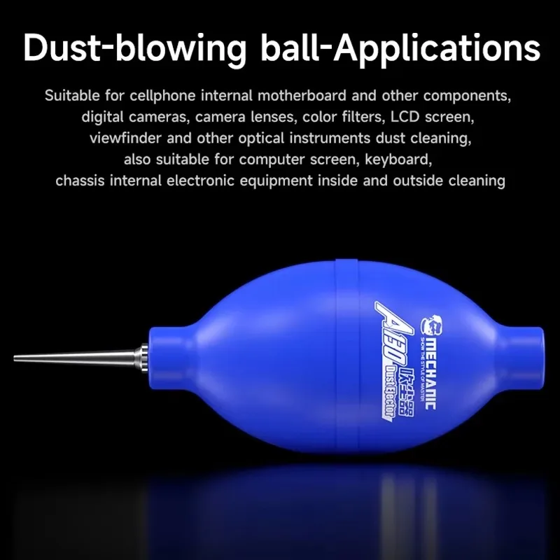 MECHANIC A130 2-in-1 Handy-Reparatur-Staubreiniger Luftgebläse-Staubreinigungsstift für Handy-PCB, PC-Tastatur, Kamera-Objektiv-Reinigung – Detail 2