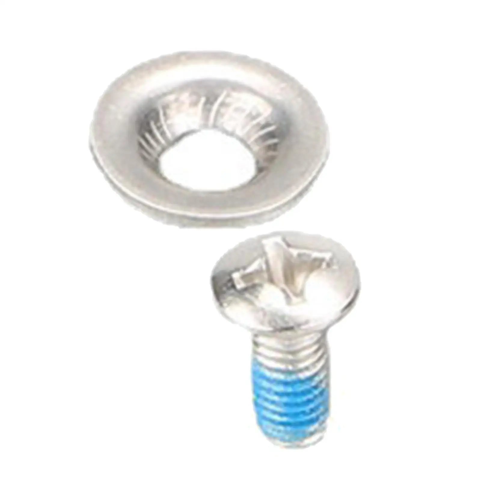 Snowboard Binding Screw Set M6 Countersunk Washers Stainless Steel 15mm Replacement Hardware for Snowboard Bindings Mounting