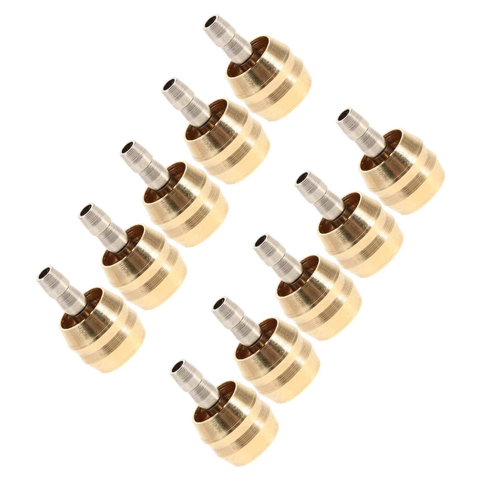 

10 set Bike Oil Dish Connector Hydraulic Brake Hose Insert Metal Maintenance Parts for Mountain Bicycle Disc Brake System