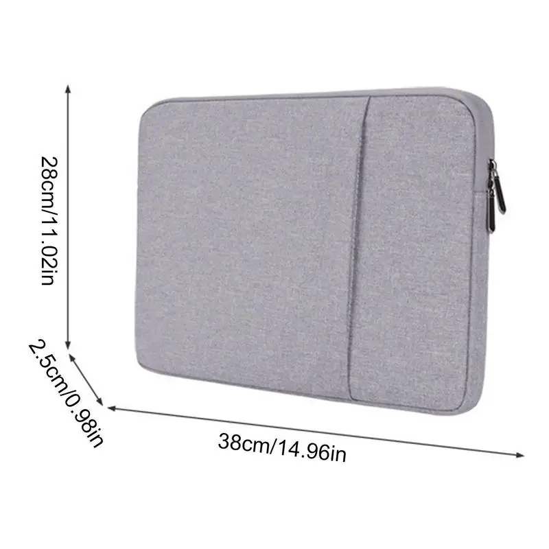 Laptop Pouch Bag Shockproof Carrier Bag For Notebook Tablet Protective Laptop Carrying Bag With Front Pocket Sleeve Protector