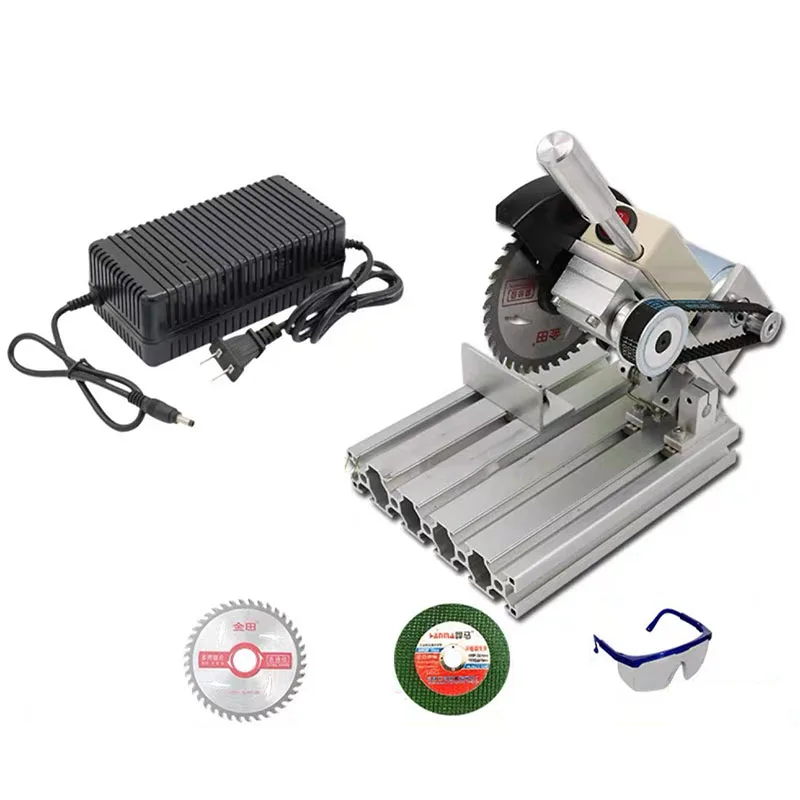 

250W Mini Table Saw 795 Motor Metal Cutting Machine Diy Woodworking Machine 24V Electric Circular Saw Aluminum Cutting Machine