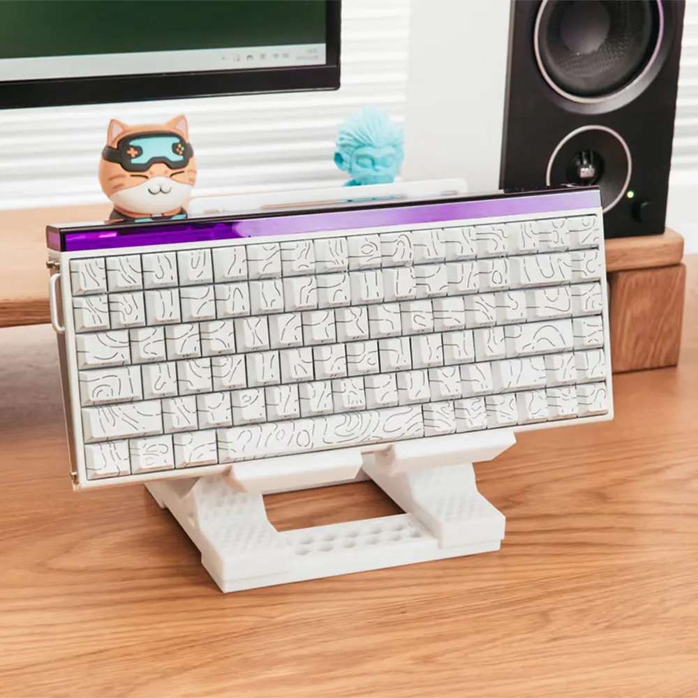 AULA HERO84 HE Wired Mechanical Keyboard RGB Music Rhythm 8K Return Rate Keyboard Magnetic Switch Computer Accessorie for Gamer