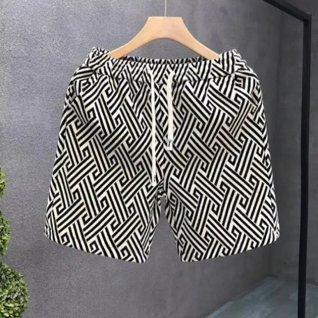 

New Men's ort NS orts Mid-Elastici Long Pants Ci Walk Suitable Tee Acetate Fiber Large Size Available 2025 Spring