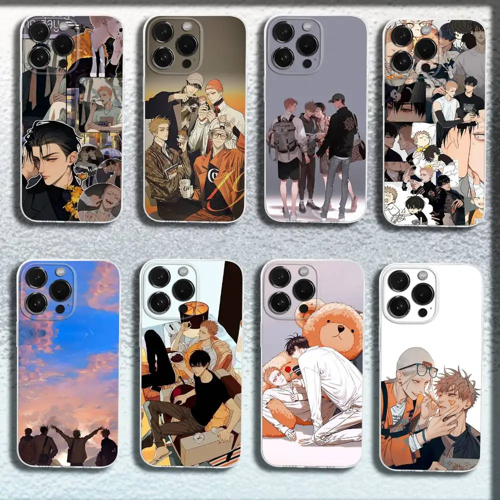 حافظة هاتف كاريكاتير 19 يومًا لهاتف آيفون 17,16,15,14,13,12,11,Pro,Max,Plus,E,SE4,Air,Mini غطاء شفاف