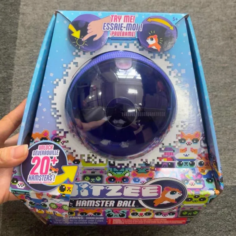 Bitzee-pelota para hámster, máquina de juego interactiva electrónica para mascotas, juguete de alimentación de elfo Virtual, juguete interactivo, regalos de cumpleaños para niños