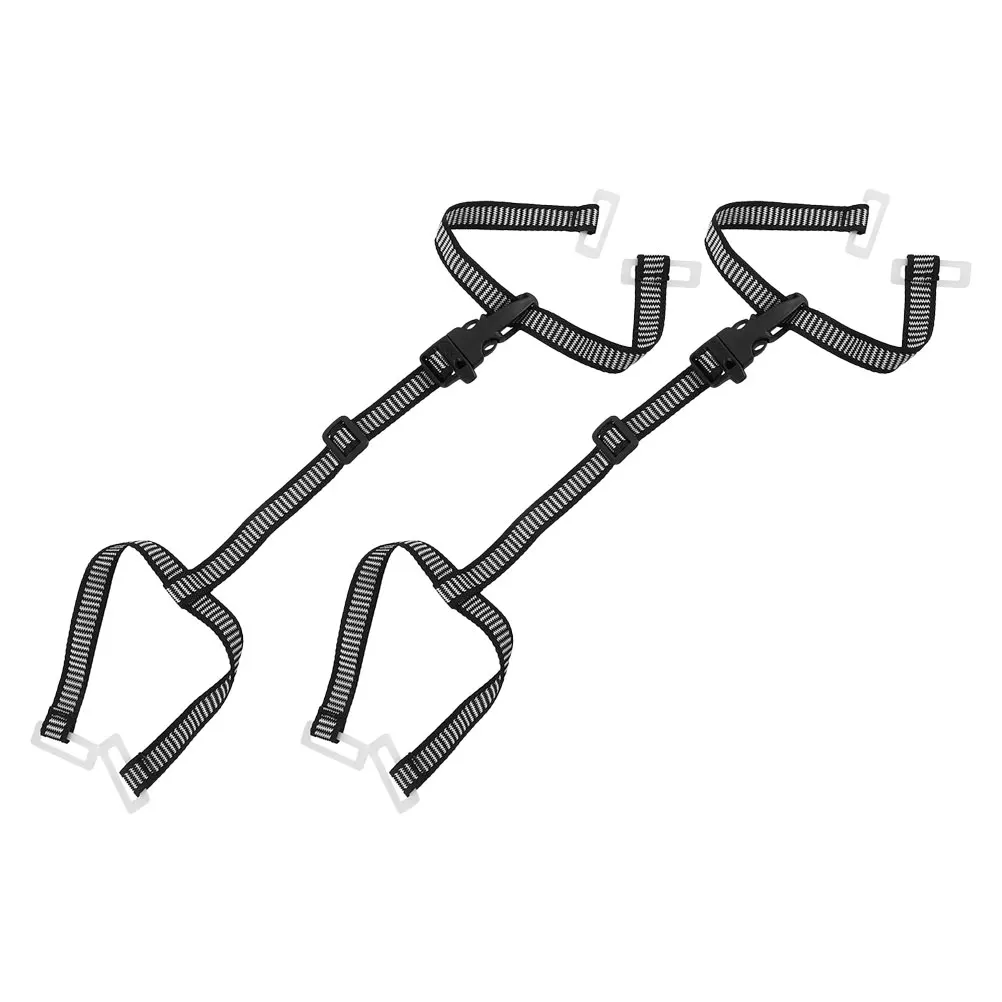 

2pcs Safety Chin Strap H Shape Adjustable Length Lightweight Comfortable Material Enhanced Jaw Support Compatibility