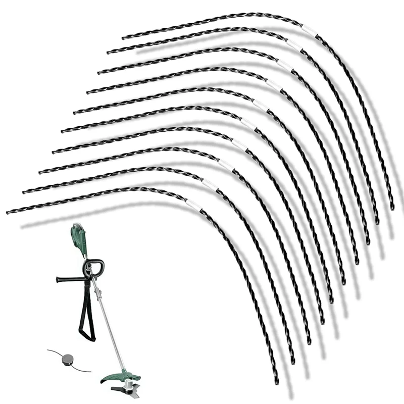 

B28C-60Pcs F016800431 Cutting Line For AFS 23-37 Extra Strong Grass Trimmer Spool Line Brush Cutter Thread Line 37Cm