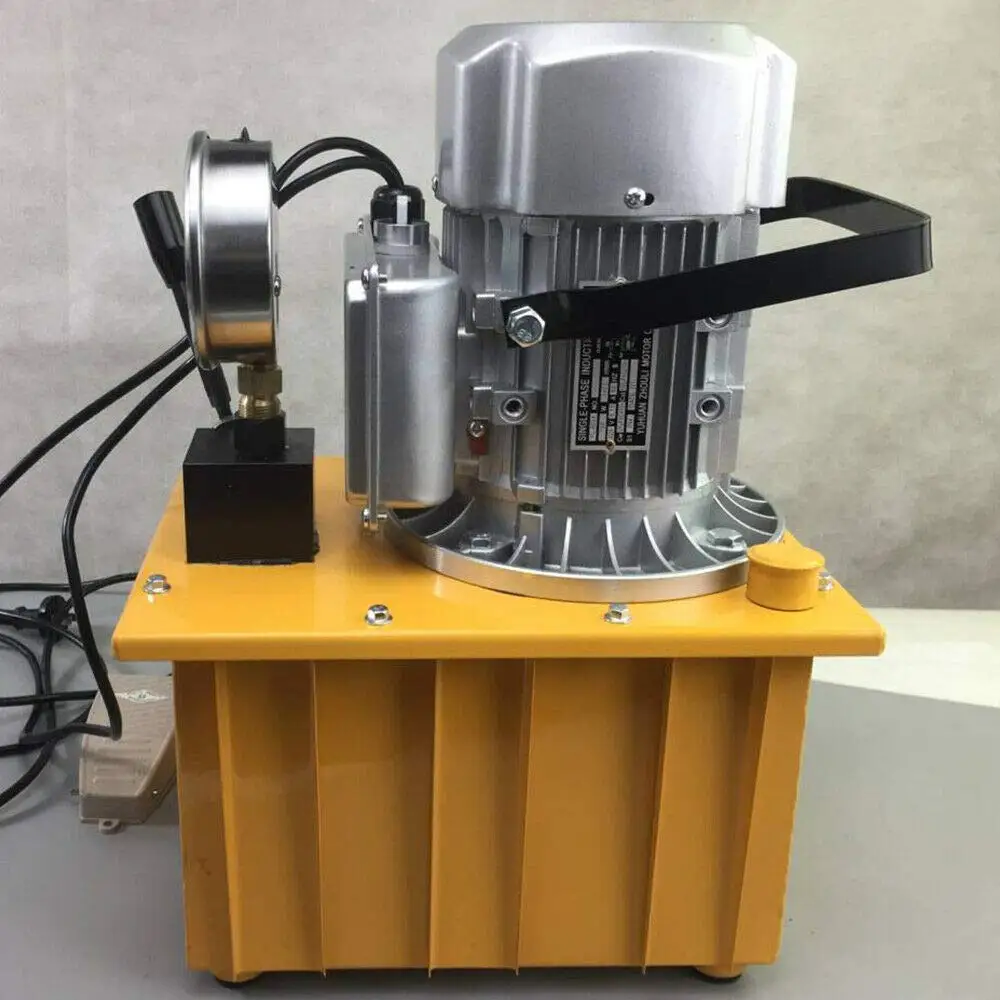 750W Electric Driven Hydraulic Pump Machine 2-70Mpa Jack Split Hydraulic Pump 220v