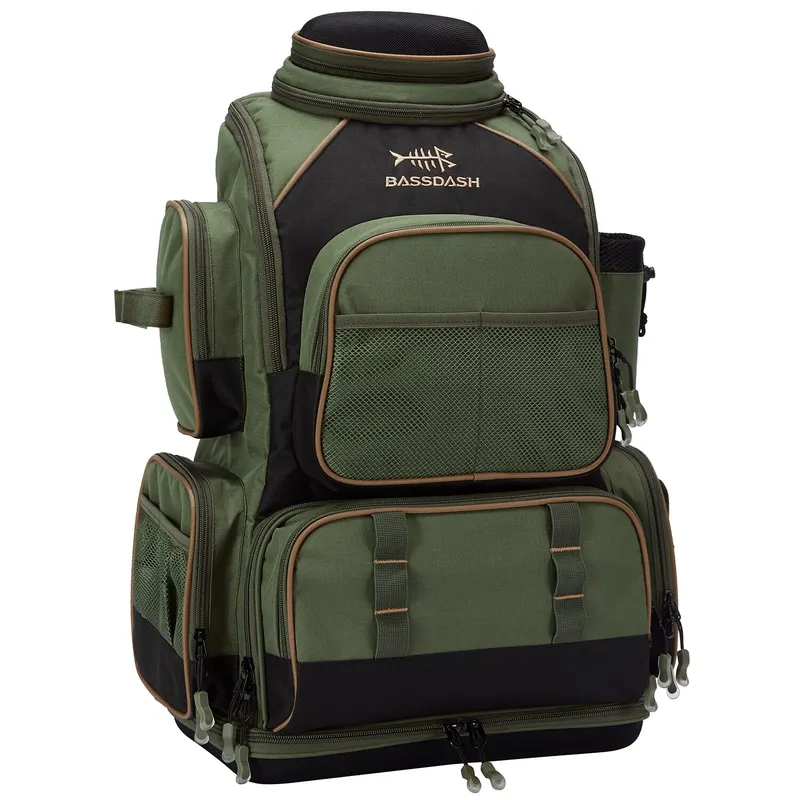 Mochila Tática Leve Bassdash para Pesca com Caixa de Tackle