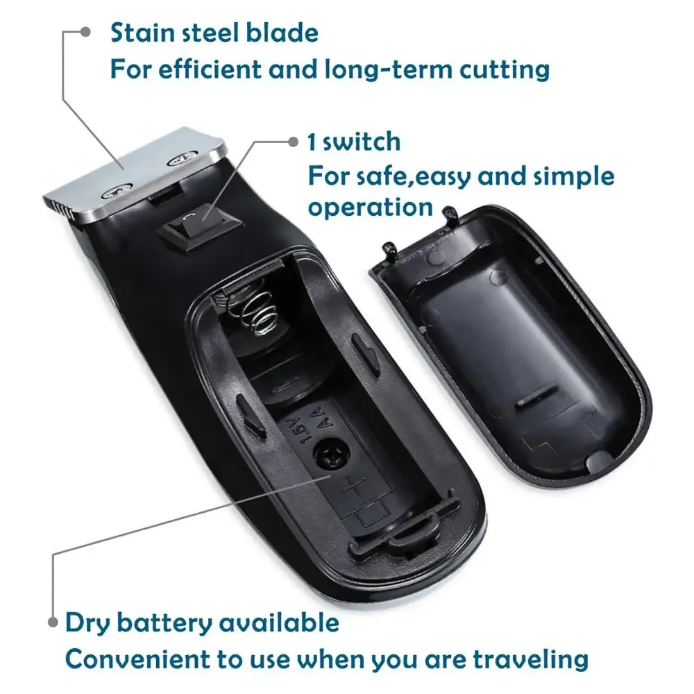 KM-666 Kemei حديثا تصميم مقص الشعر الكهربائية ماكينة قص الشعر الصغيرة ماكينة حلاقة اللحية للرجال أدوات نمط #5