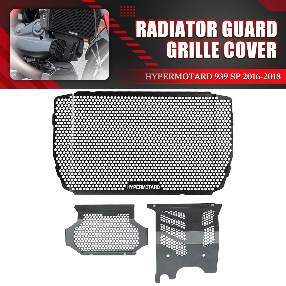 

Motorcycle Radiator Guard Cooler Cover Protection Part Accessories FOR Ducati Hyperstrada 939 Hypermotard 939 SP 2016 2017 2018