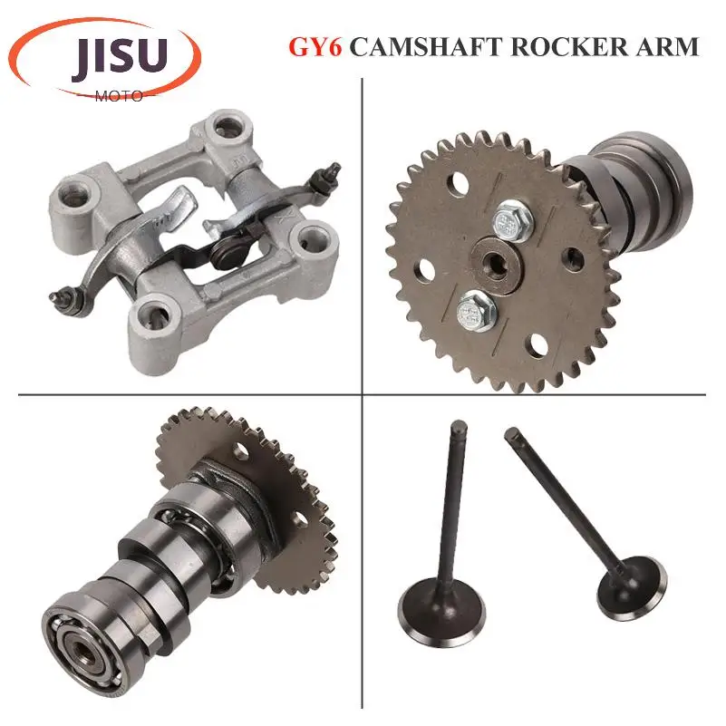 

New Camshaft Rocker Arm Modified Performance Cam Hol for GY6-180 GY6-150 GY6 180 150 cc 152QMI 157QMJ 1P57QMJ