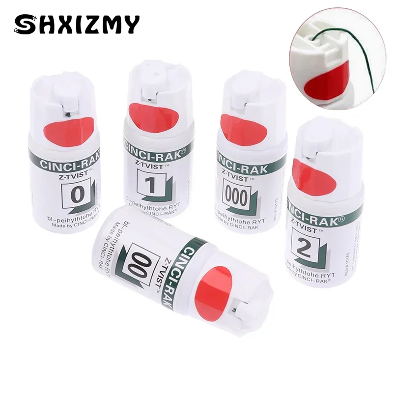 

1 Bottle Dental Thread Disposable Gingival Retraction Cord Retractor Splitter Knitted Cotton Gum Line Dentist Material 5 Sizes