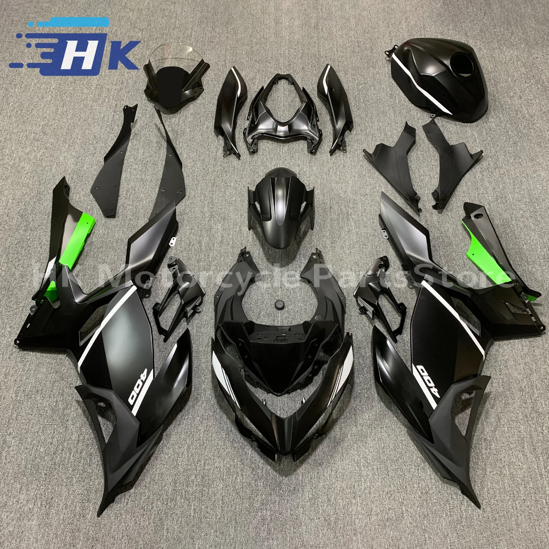 

New ABS Motorcycle Fairings Kit for KAWASAKI Ninja400 EX400 2018-2024 NINJA400 18 19 2020 2021 2022 2023 24 Bodywork fairing Kit