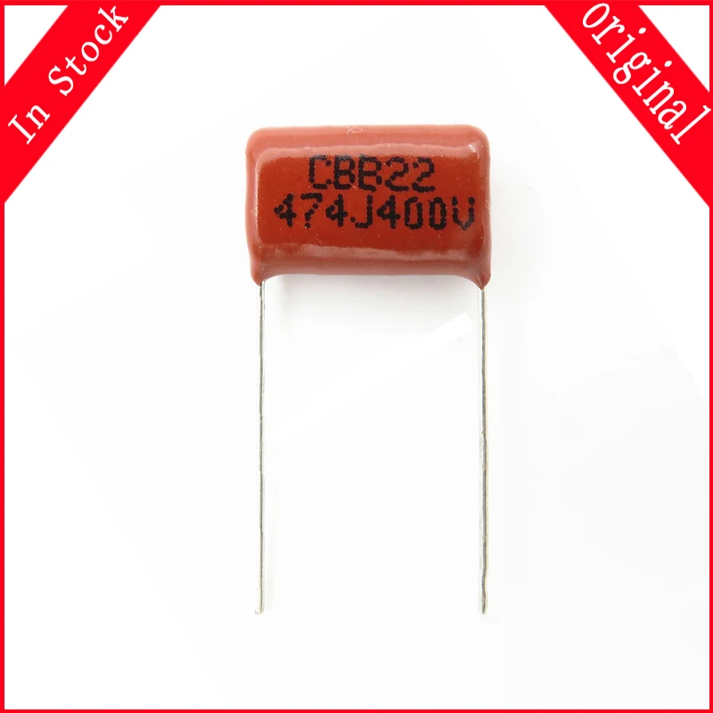 10PCS/lot 400V474J 0.47UF Pitch 15mm 470NF 400V 474 CBB Polypropylene film capacitor In Stock