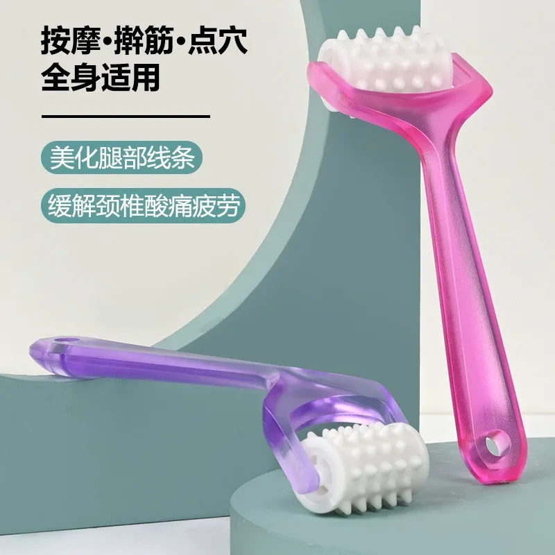 

The Face Roller Gouache Scraper Thin Body Massage Tools Guasha Gouache Scraper Skin Lifting Wrinkle Removel Roller Massager