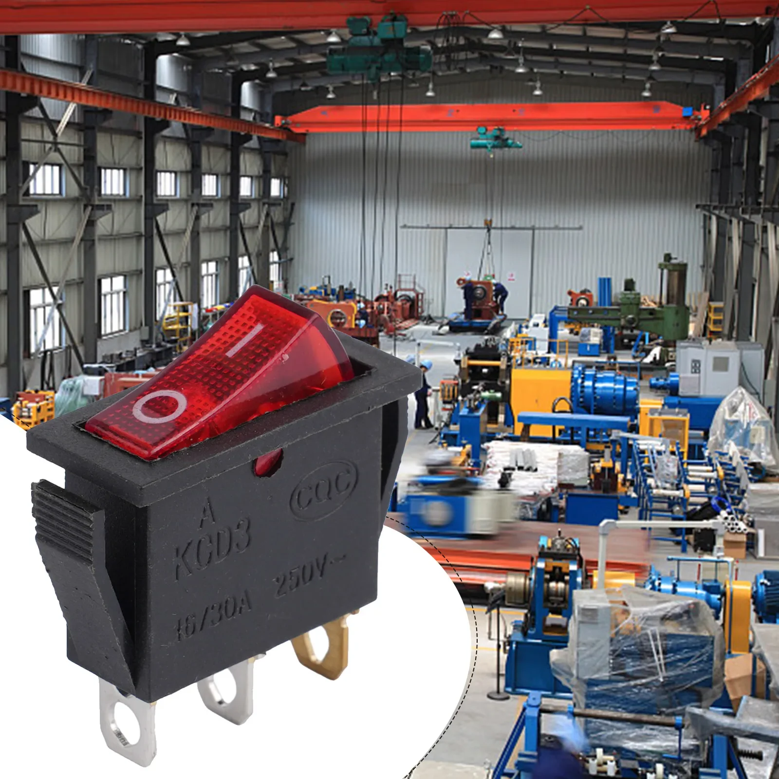 Power Switch Button Rocker Switch Rocker Switch 3Pin AC 125V 20A AC 250V 16A Boat Cart DPST Durable Components