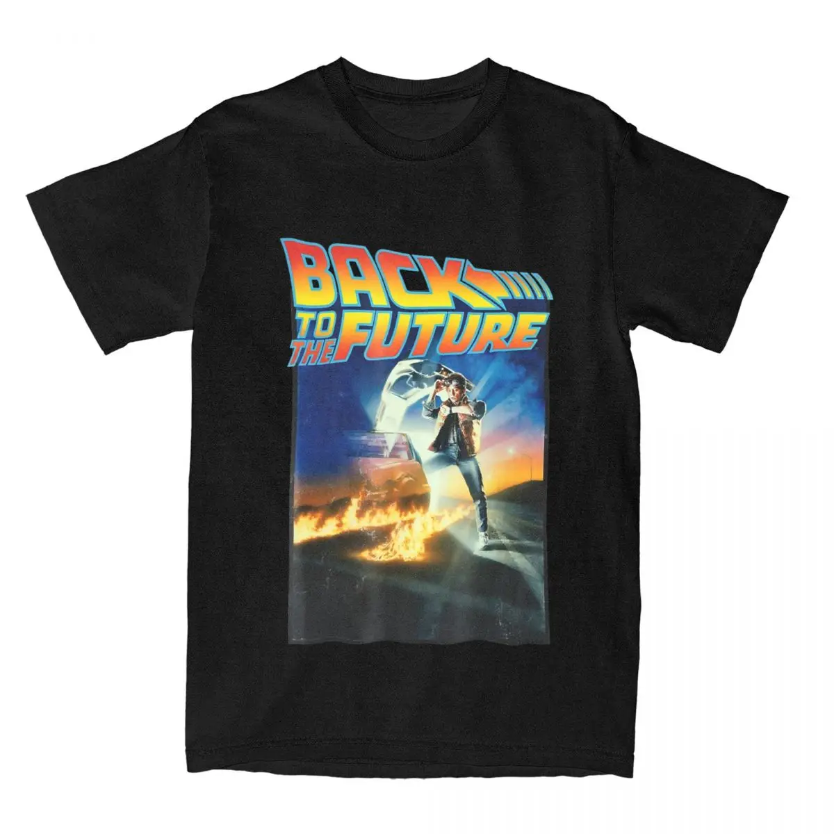 تي شيرت رجالي ونسائي عتيق يعود للمستقبل ميرش فريد من القطن 100% بأكمام قصيرة ملصق الفيلم ملابس تي شيرت برقبة دائرية مقاس كبير