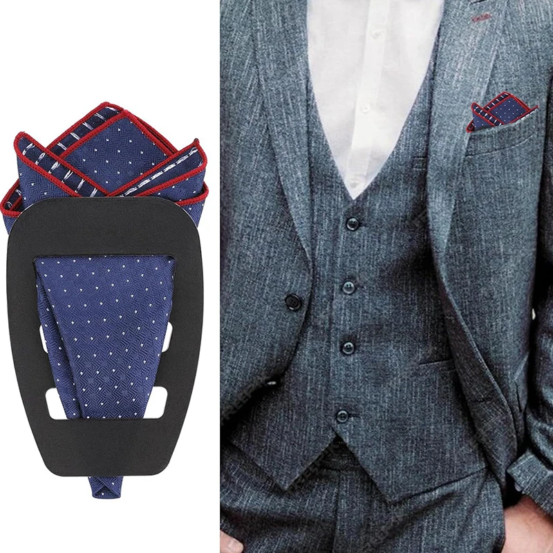 حامل مربعات الجيب للرجال منديل دعم حارس رجل مناديل للرجال السادة دعوى تثبيت أصحاب التبعي #6
