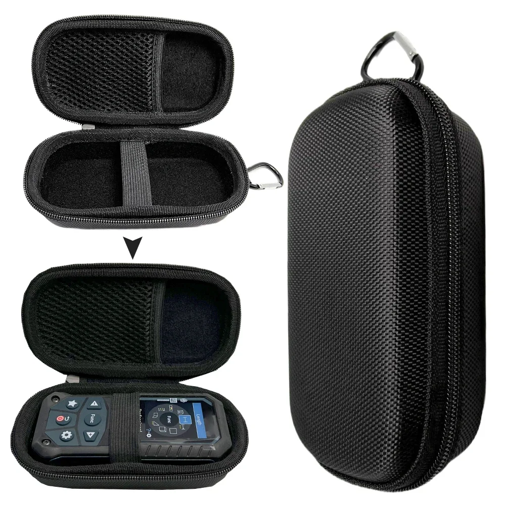 Hard Carrying Case with Mesh Pocket Hard Storage Travel Case Shockproof EVA Organizer Case for Bosch GLM Laser Distance Measure