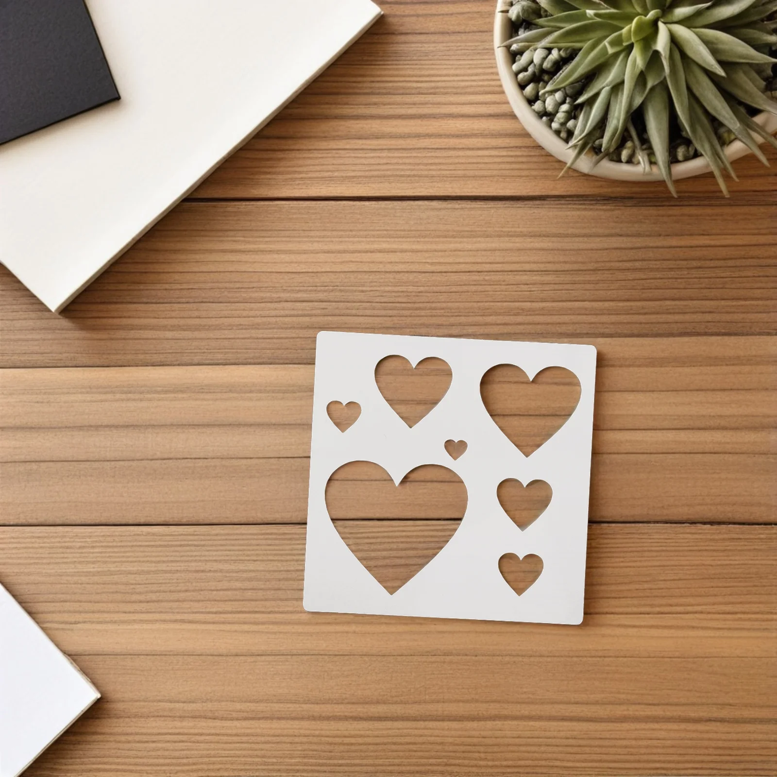 

Heart Template Love Stencils for Painting Crafting Reusable Drawing Shape Templates Shaped